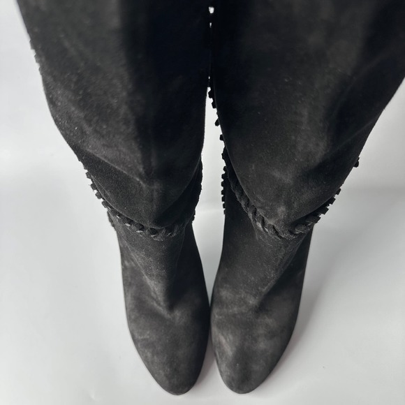 Saint Laurent Mica Suede Knee Boot - Picture 4 of 7